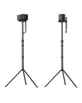 Ultimea - Steady 310 Adjustable Surround Speaker Stands, Compatible with Poseidon, Aura & Skywave Series, Height Adjustabl - Black