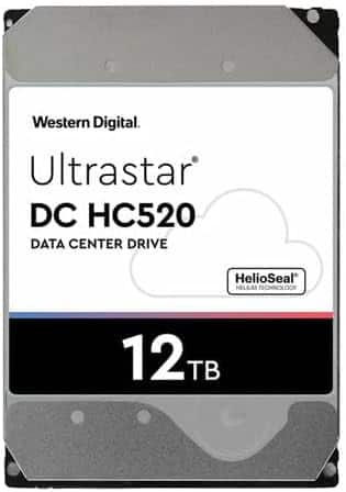 Western Digital - WD ‎HUH721212AL4204 Ultrastar DC HC520 0F29562 12TB HDD SAS-12Gbps 3.5" Hard Drive