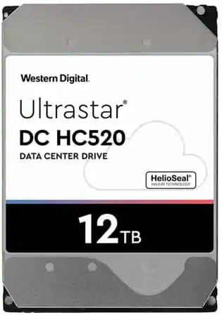 Western Digital - WD HUH721212AL4204 Ultrastar DC HC520 0F29562 12TB HDD SAS-12Gbps 3.5" Hard Drive