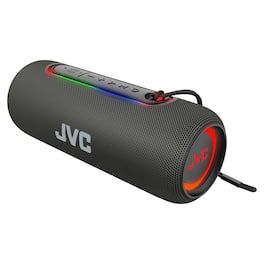 JVC - Sp-pa5btb Portable Bluetooth Speaker With Led Lights And Speakerphone, True Wireless, Sp-pa5bt - Black