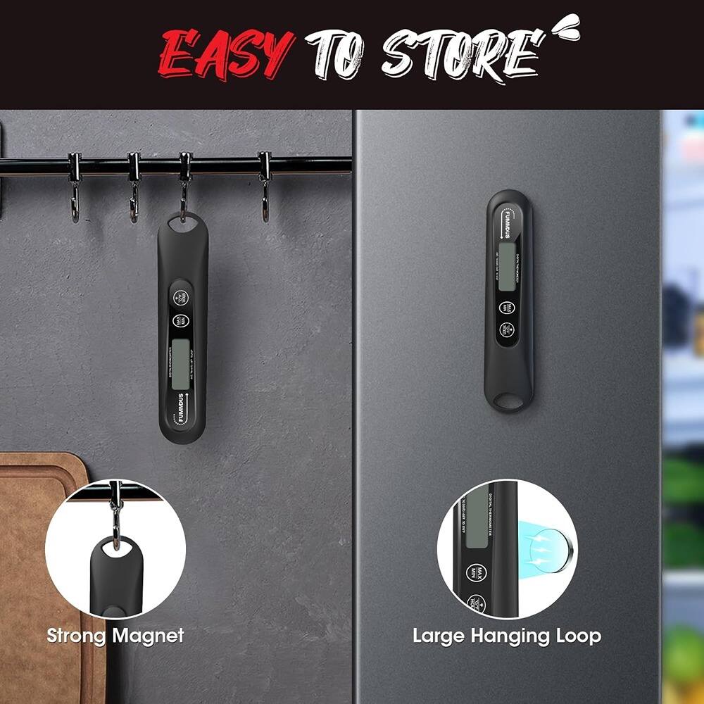 EASY TO STORE

Strong Magnet
Large Hanging Loop