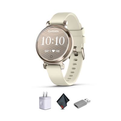 Garmin Lily 2, Small and Stylish Smartwatch Cream Gold with Garmin Lily 2, Small and Stylish Smartwatch Cream Gold with