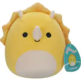 Jazwares - Squishmallows: Lancaster the Yellow Triceratops - 7.5" Plush