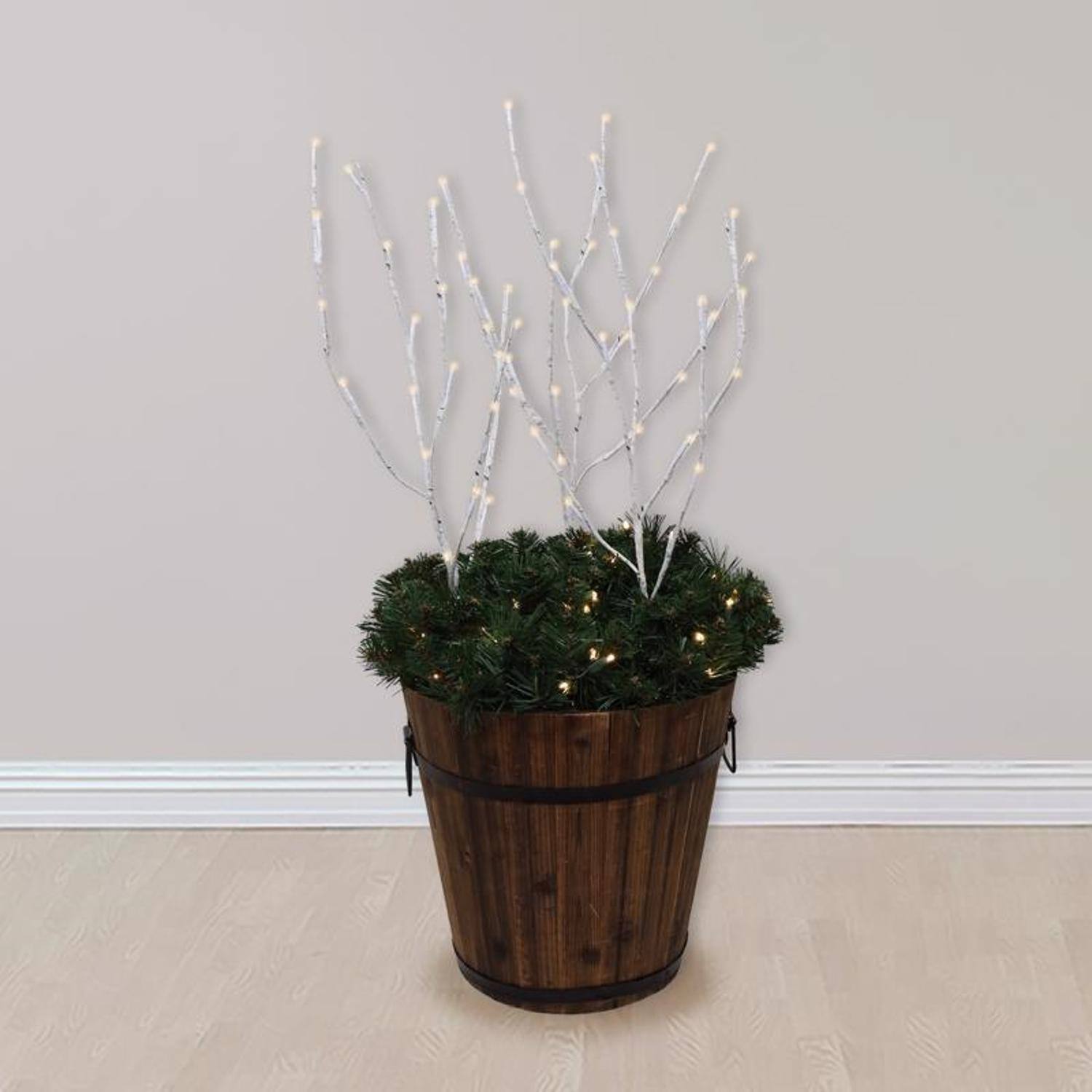 Left. Celebrations - Celebrations LED Warm White Lighted Birch Twigs 32 in. Yard Decor (Case of 12) - Warm White.