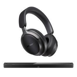 Bose - Smart Ultra Soundbar with QuietComfort Ultra Wireless Noise Cancelling Headphones - Black