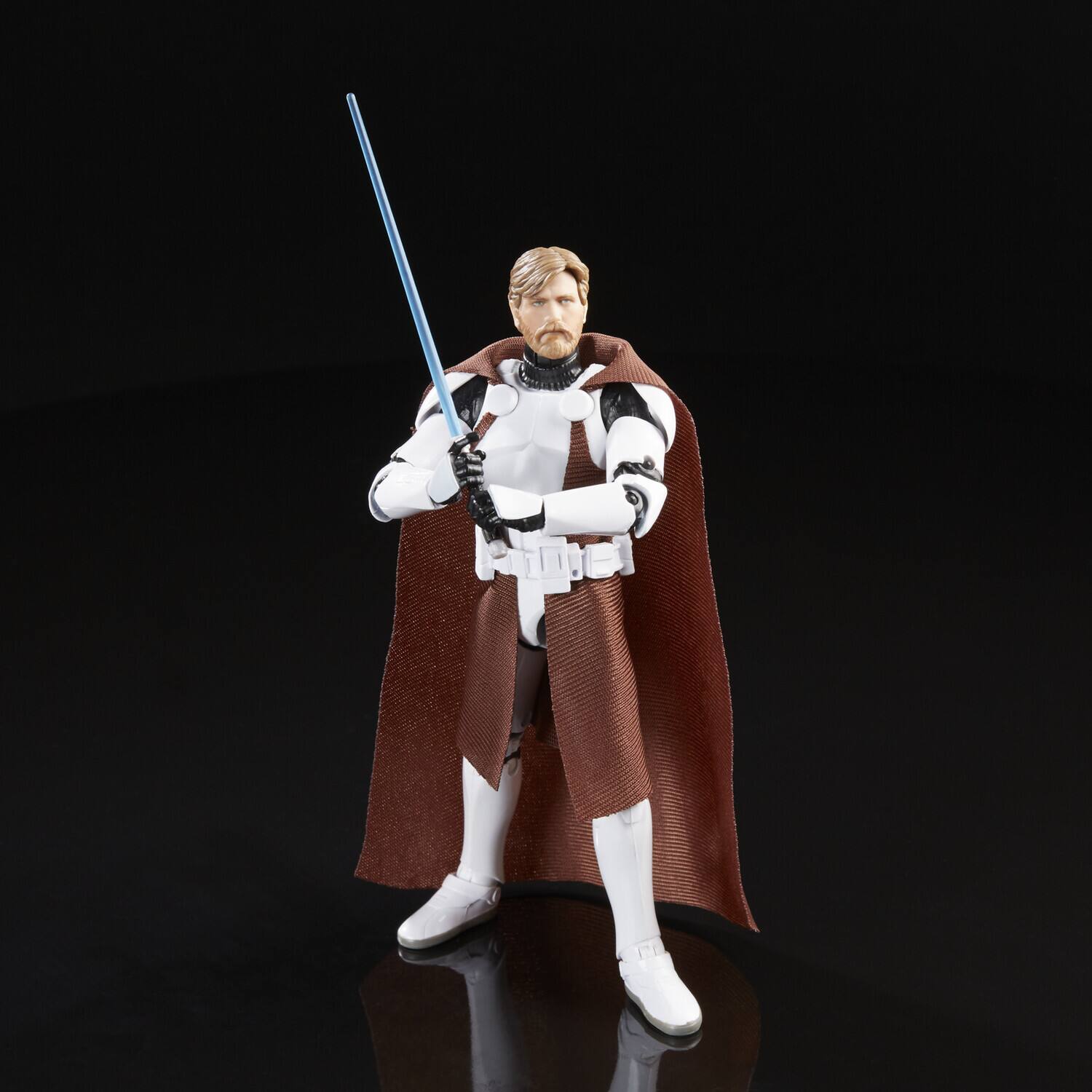 Alt View 4. Hasbro - Hasbro Collectibles - Star Wars: The Clone Wars -  Black Series - Clone Commander Obi-Wan Kenobi   - COLLECTIBLES - Multicolor.