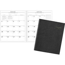 AT-A-GLANCE - 2026 Executive 11" x 9" Monthly Padfolio Refill - White/Black