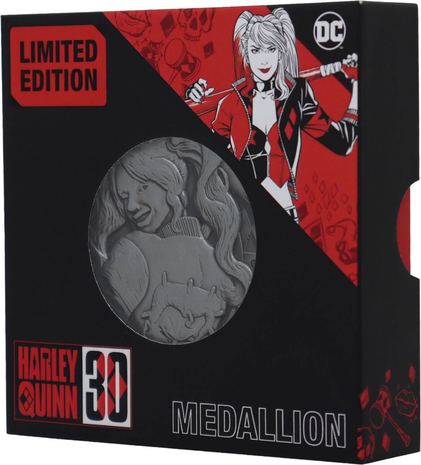 LIMITED EDITION DC HARLEY QUINN 30 MEDALLION