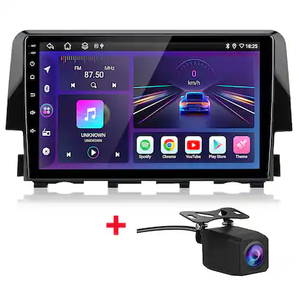 MBO 18:25 HST p FM MHz 87.50 N 0 km/h + UNKNOWN UNKNOWN Spotify Chrome YouTube Play Store Theme +