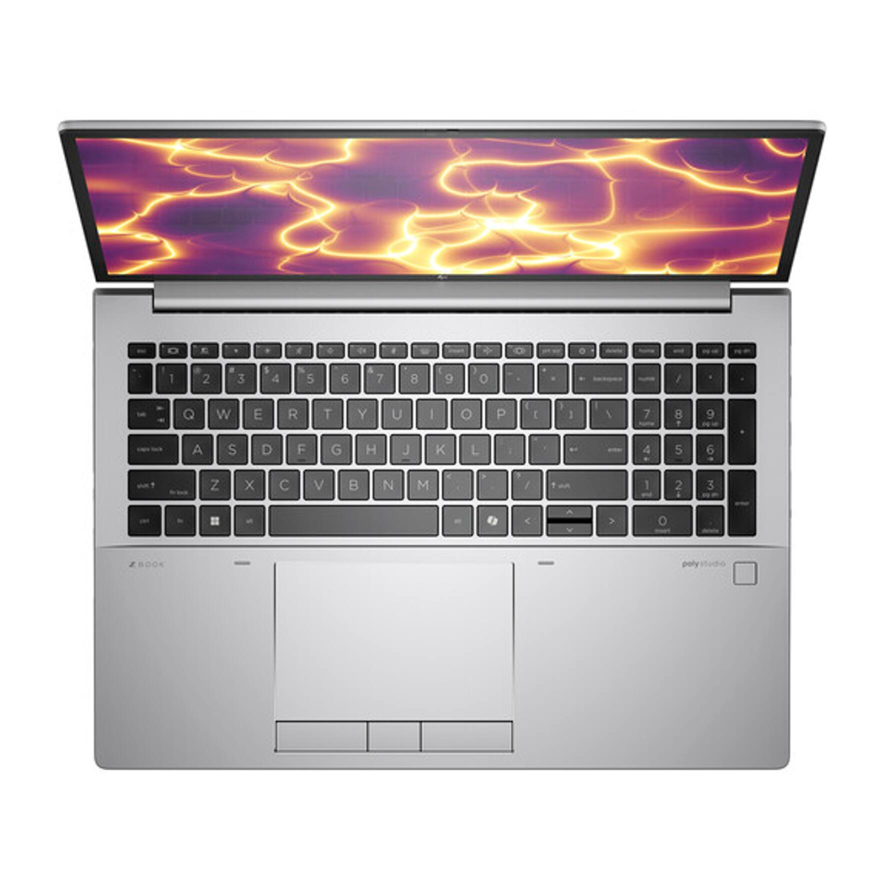 Alt View 5. HP - ZBook Fury 16 Workstation 16.0 WUXGA Display (i9-13950HX, 64GB, 4TB SSD, Win 11 Pro) w/Dockztorm Wireless Mouse - Silver.