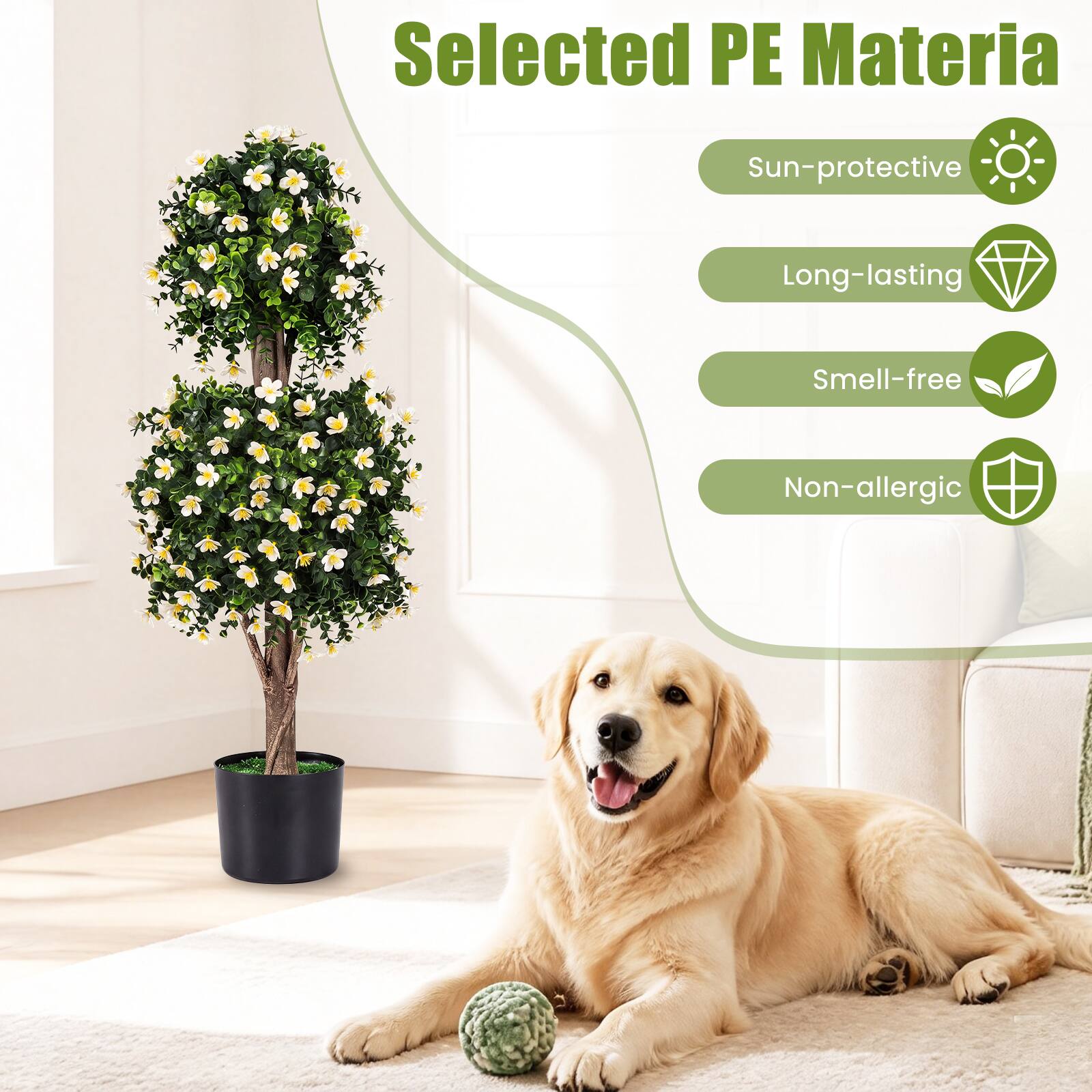 Selected PE Material  
- Sun-protective  
- Long-lasting  
- Smell-free  
- Non-allergic