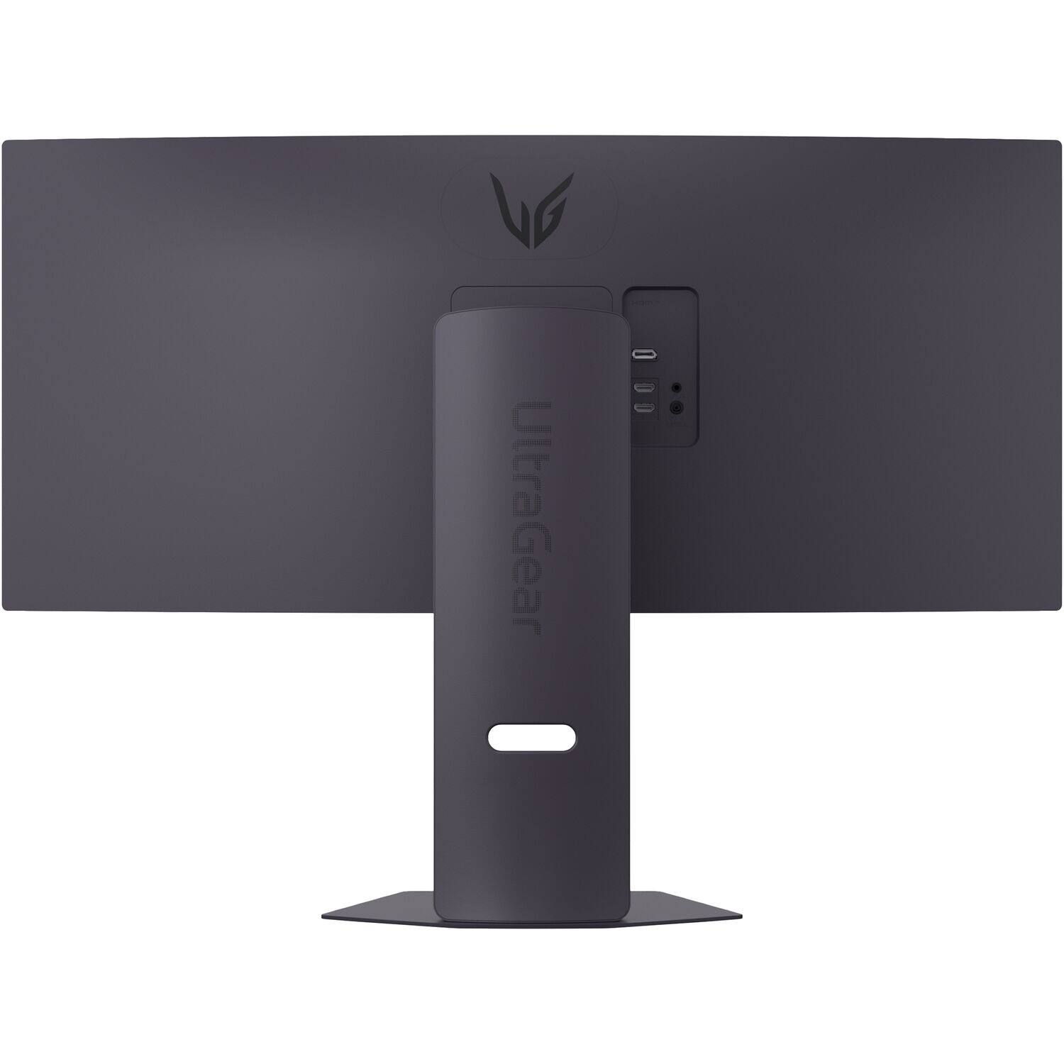 Back. LG - 34G600A-B 34-inch Ultragear WQHD (3440 x 1440) Curved Gaming Monitor 160Hz.