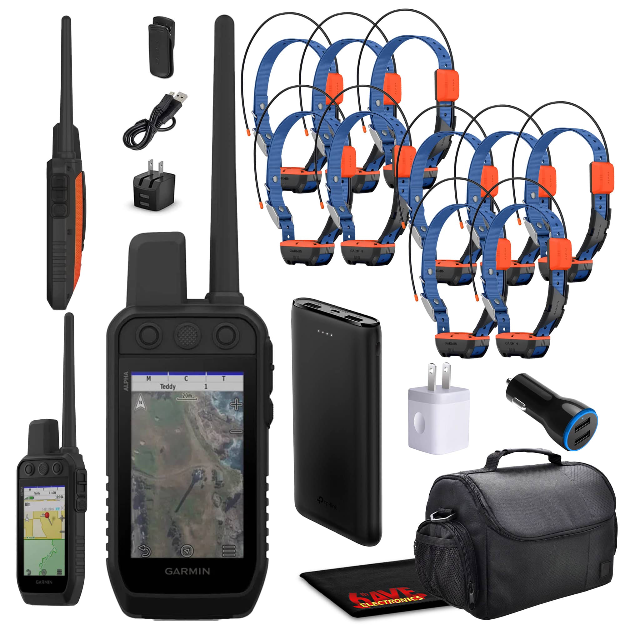 Garmin - Alpha 300 Handheld With 10x Alpha T20 Advanced Tracking & Training System