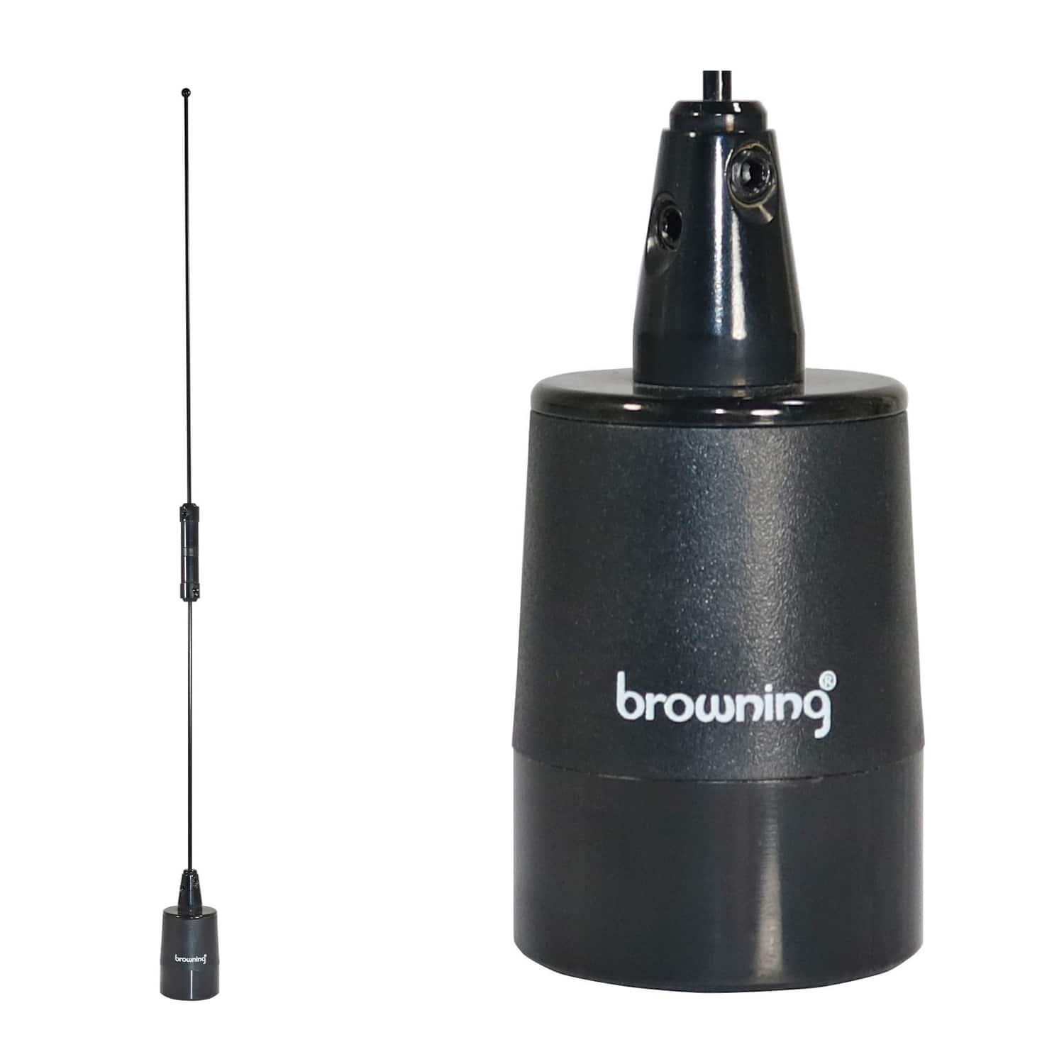 Browning - BR-171-B 406 MHz to 510 MHz UHF 4-dBd Gain Pre-Tuned Wideband NMO Antenna - Black