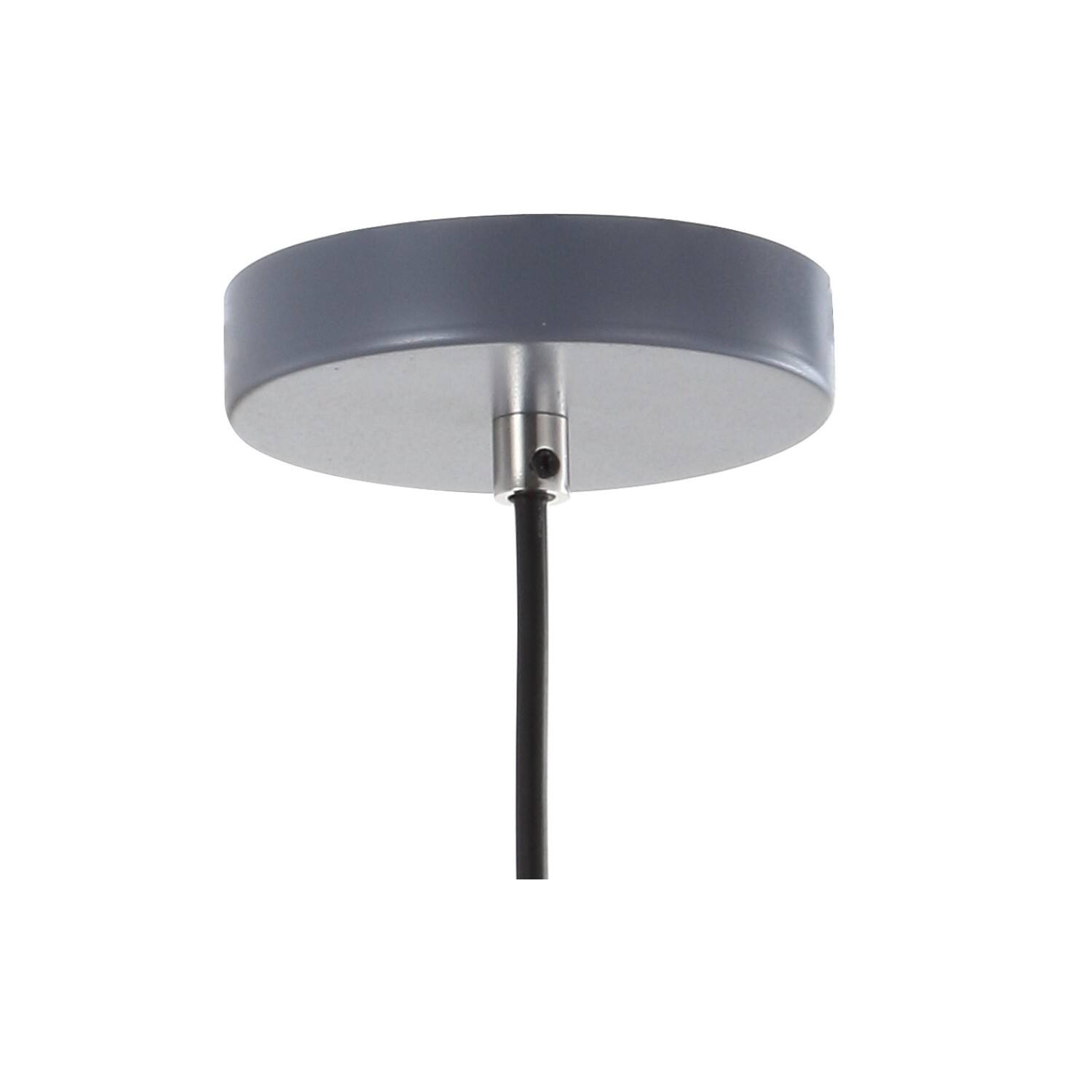 Alt View 5. Jonathan Y - Paul 11" Farmhouse Metal LED Pendant, Gray - Gray.