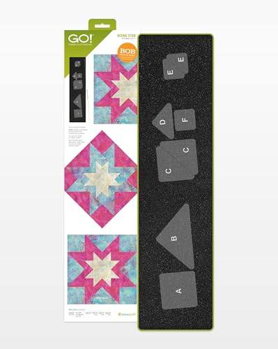 Angle. AccuQuilt - Shooting Stars Die Bundle - Multicolor.