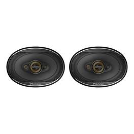 Pioneer - TS-A6971F 6" x 9" 600-Watt 4-Way Full-Range Coaxial Speakers 2 Pack - Black