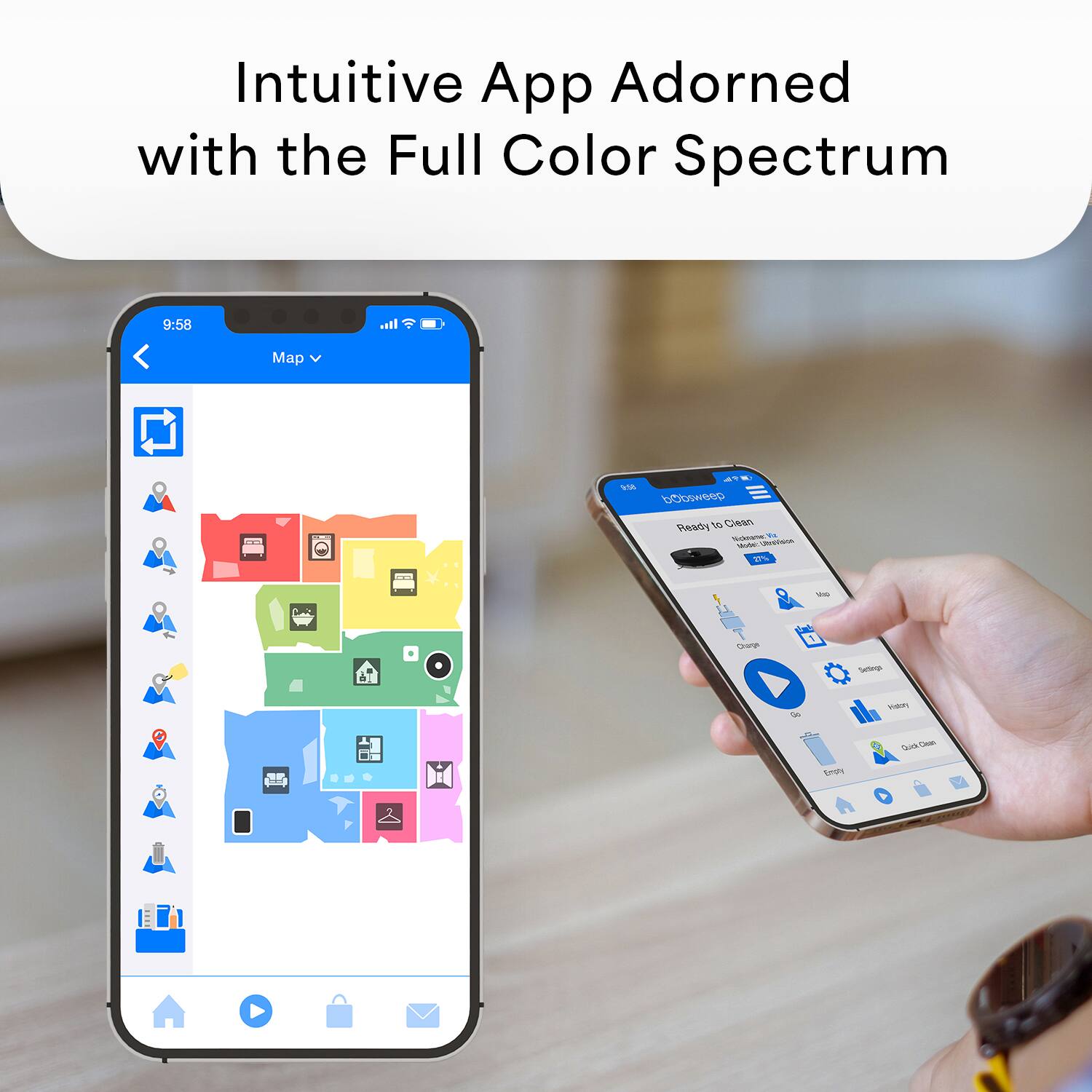 Intuitive App Adorned with the Full Color Spectrum.