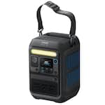 Anker - SOLIX C300X Portable Power Station 288Wh(90,000mAh)/Peak 600W Backup Battery Generator for Camping,Travel&Emergencies (288 Wh Capacity) - Black
