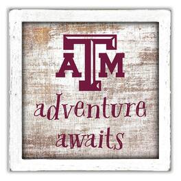 Fan Creations - Texas A&M Aggies 14'' x 13'' Adventure Awaits Money Box - Multicolor