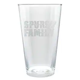 Great American Products - San Antonio Spurs Etched 16oz. Rally Cry Pint Glass - Multicolor