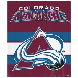 WinCraft - Colorado Avalanche Ultra Plush 50" x 60" Throw Blanket - Multicolor