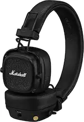 Marshall - Major V Wireless On-Ear Bluetooth Headphones with Lightweight Foldable Design and Microphone for Calls - Black - Front_Zoom
