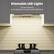 Dimmable LED Lights
The light brightness can be adjusted by long pressing the light button
