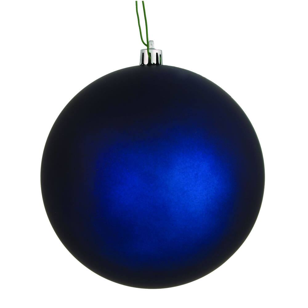 Front. Vickerman - Vickerman 10" Midnight Blue Matte Ball UV Drilled - Midnight Blue.