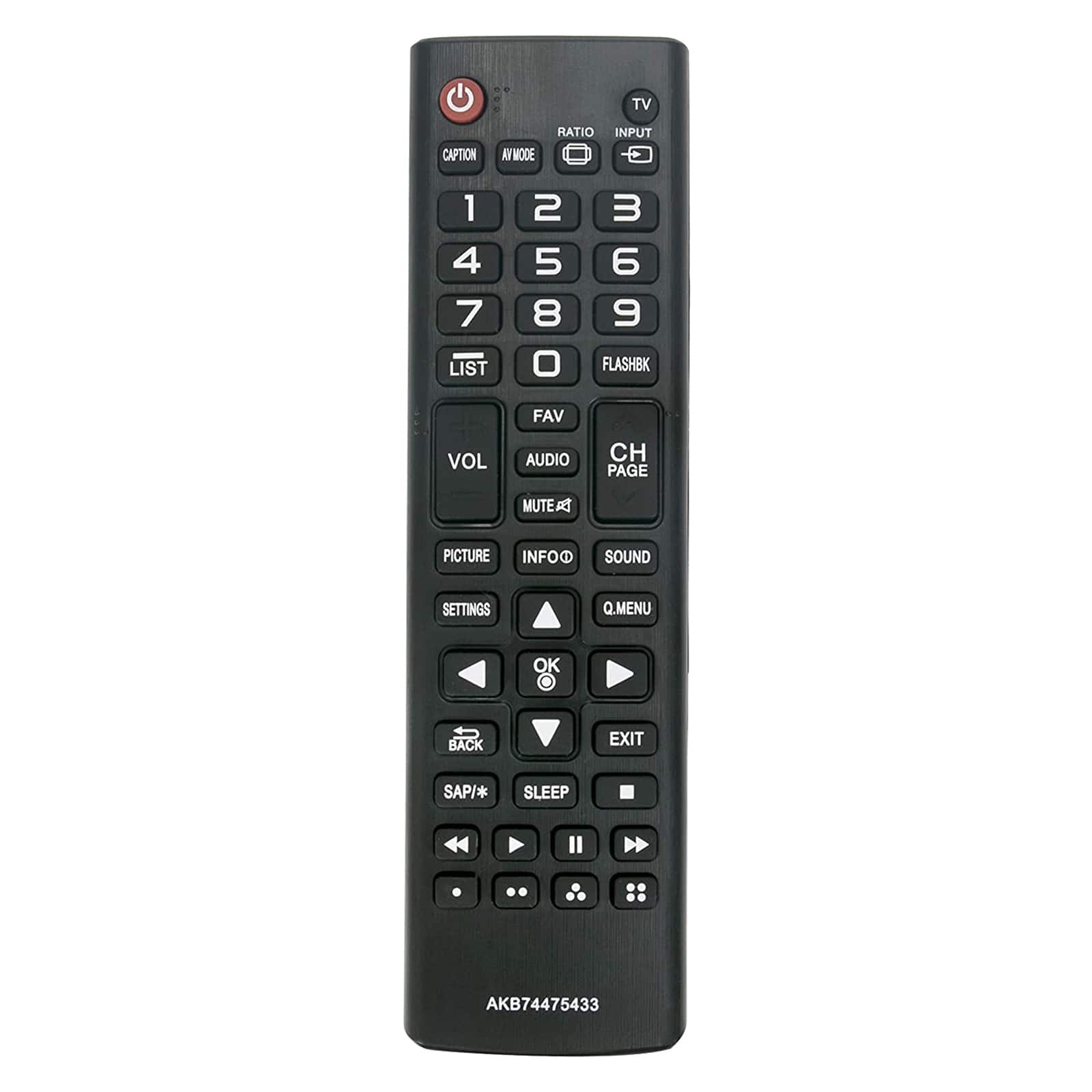 WINFLIKE AKB74475433 Replacement Remote fit for LG TV sub