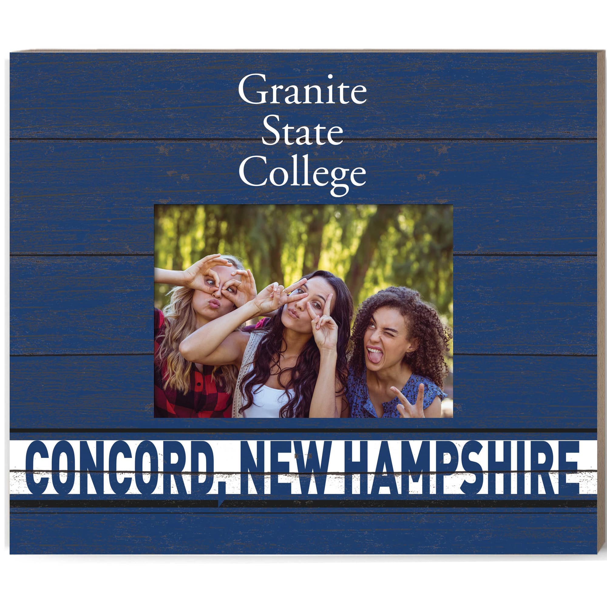 Jardine - Granite State College 11'' x 13'' Team Spirit Scholastic Picture Frame - Navy price history on PriceWatchPro
