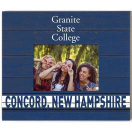 Jardine - Granite State College 11'' x 13'' Team Spirit Scholastic Picture Frame - Navy