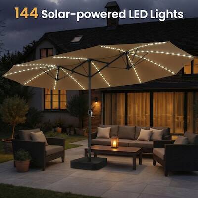 144 Solar-powered LED Lights