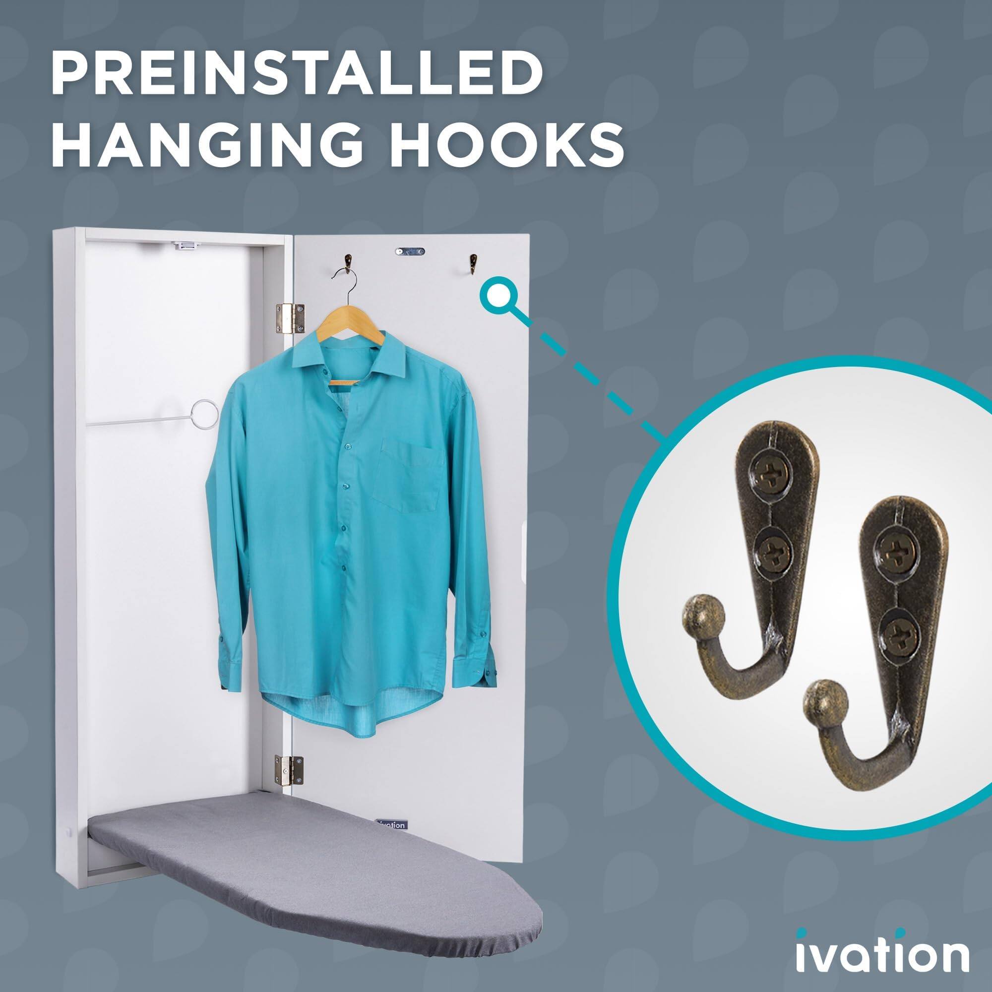 PREINSTALLED HANGING HOOKS

ivation