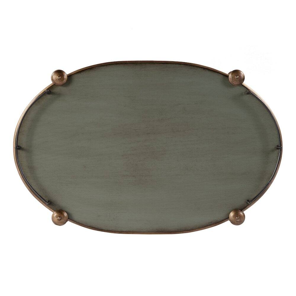 Front. Butler Specialty - 31 in. W Rectangular Wood 2 Tier Bar/Serving Cart on Casters - Pastel Green.