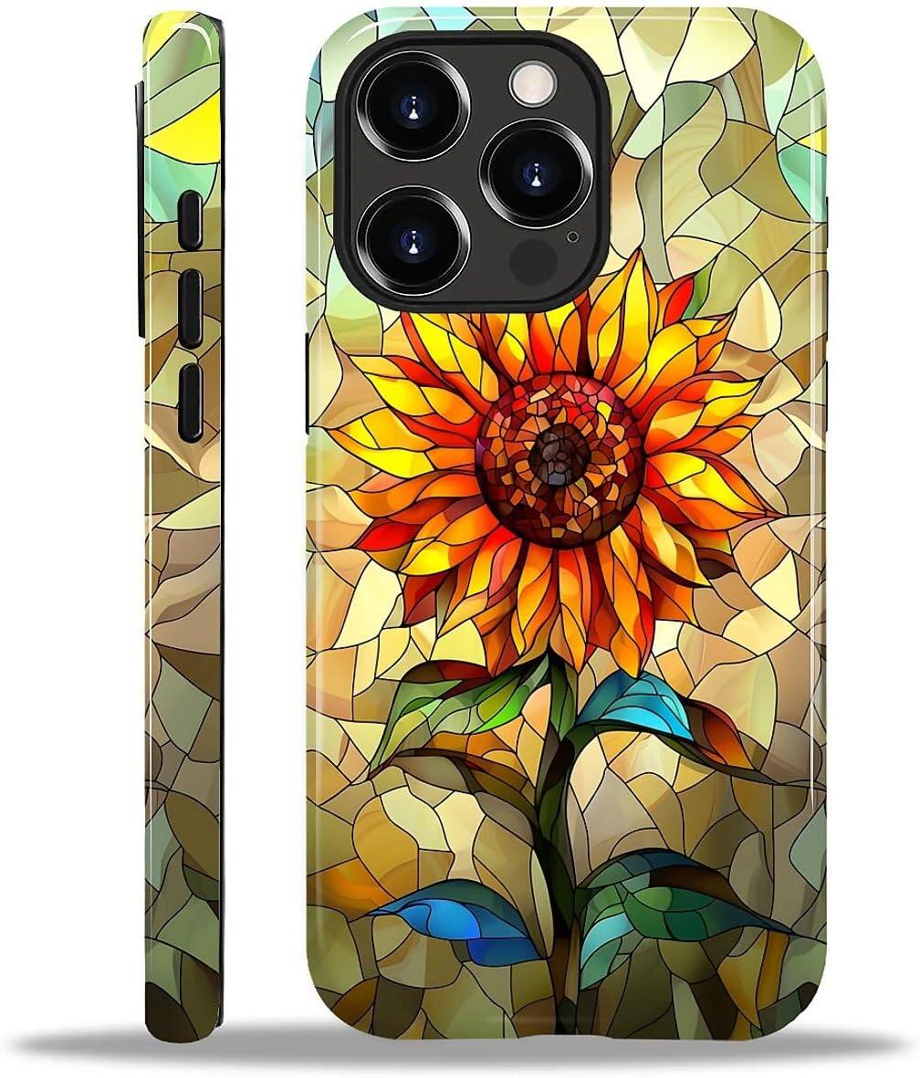 Stained Glass Sunflower