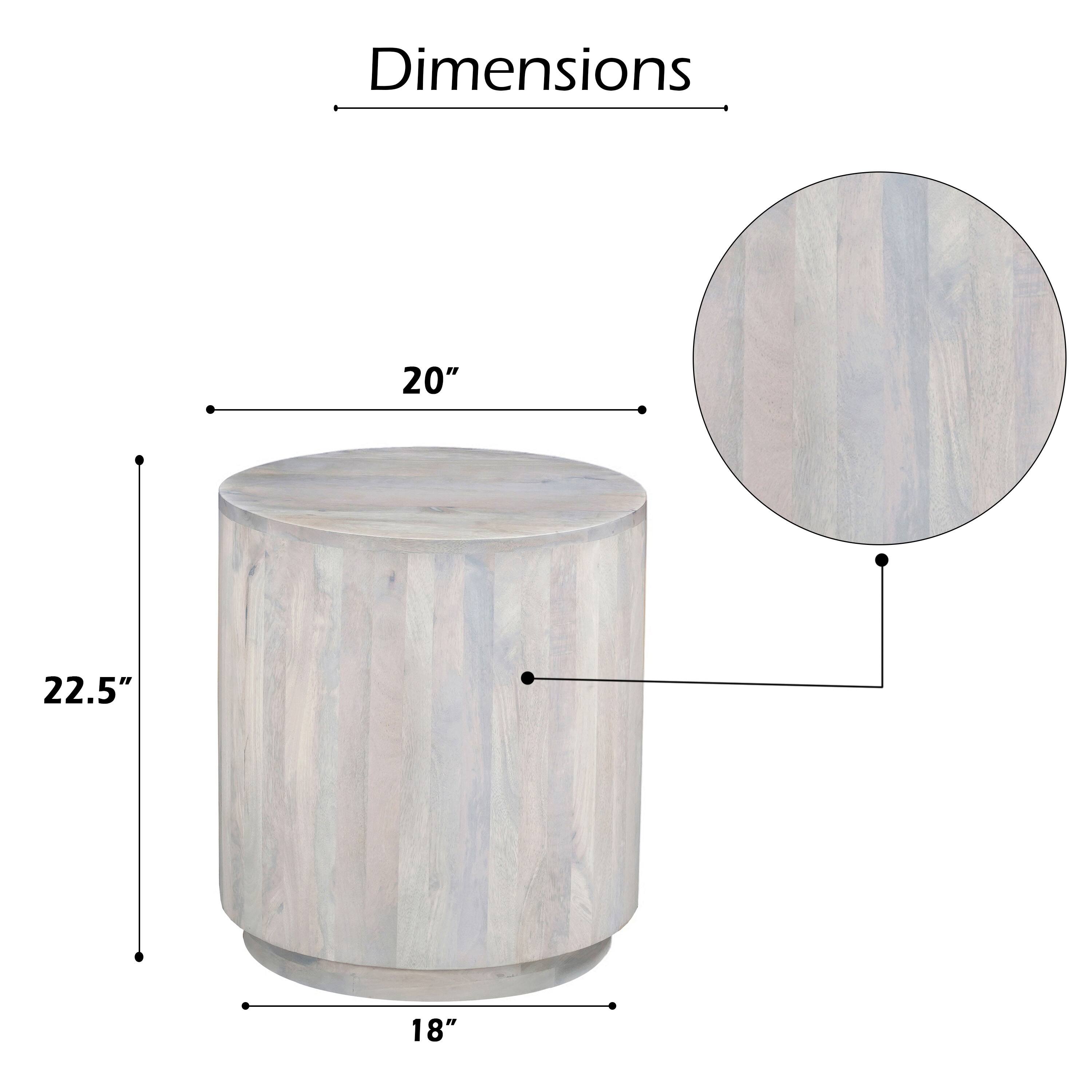 Dimensions  
20"  
22.5"  
18"