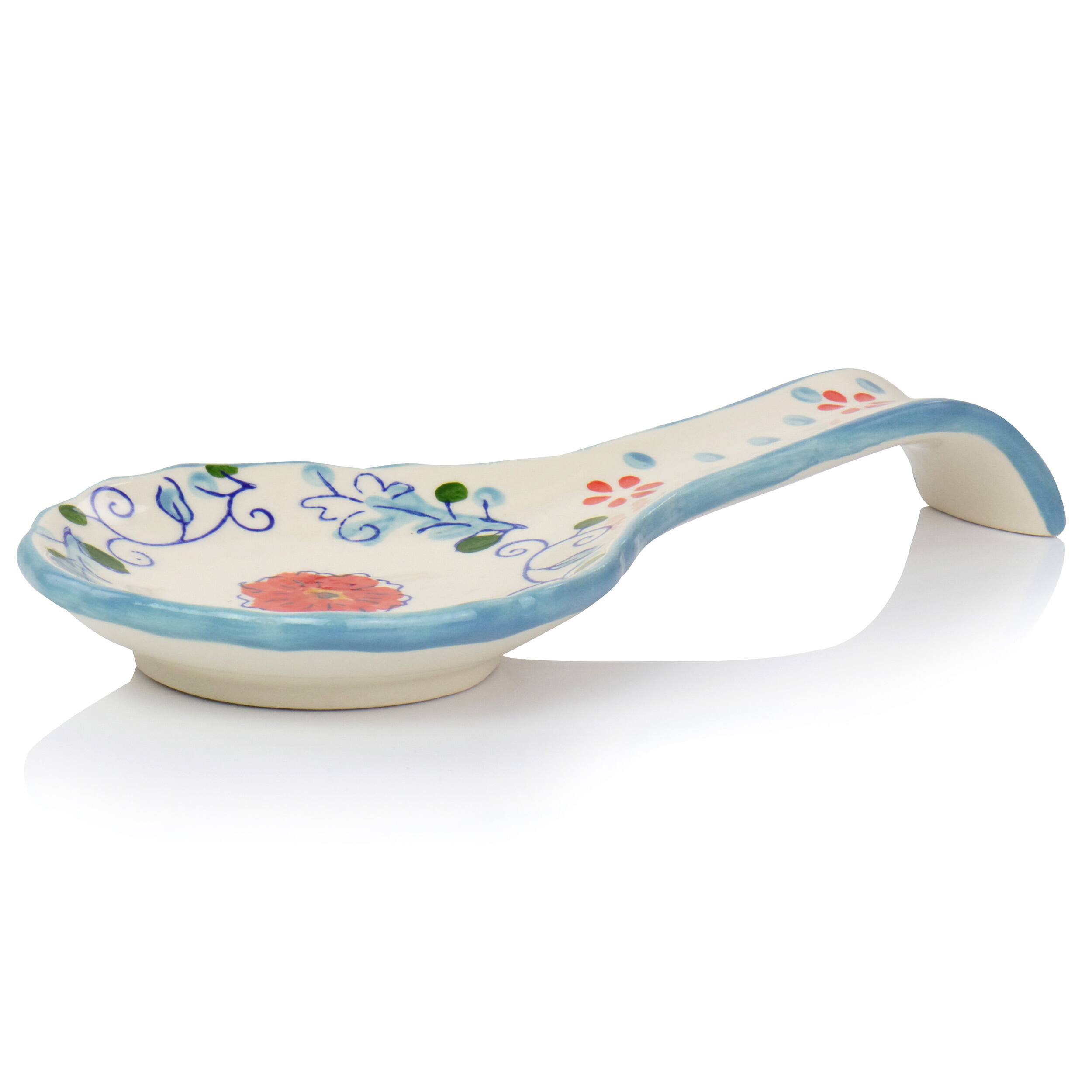 Alt View 2. Gibson - Gibson Elite Anaya 5 Piece Hand Painted Stoneware Table Accessory Set - Multi.