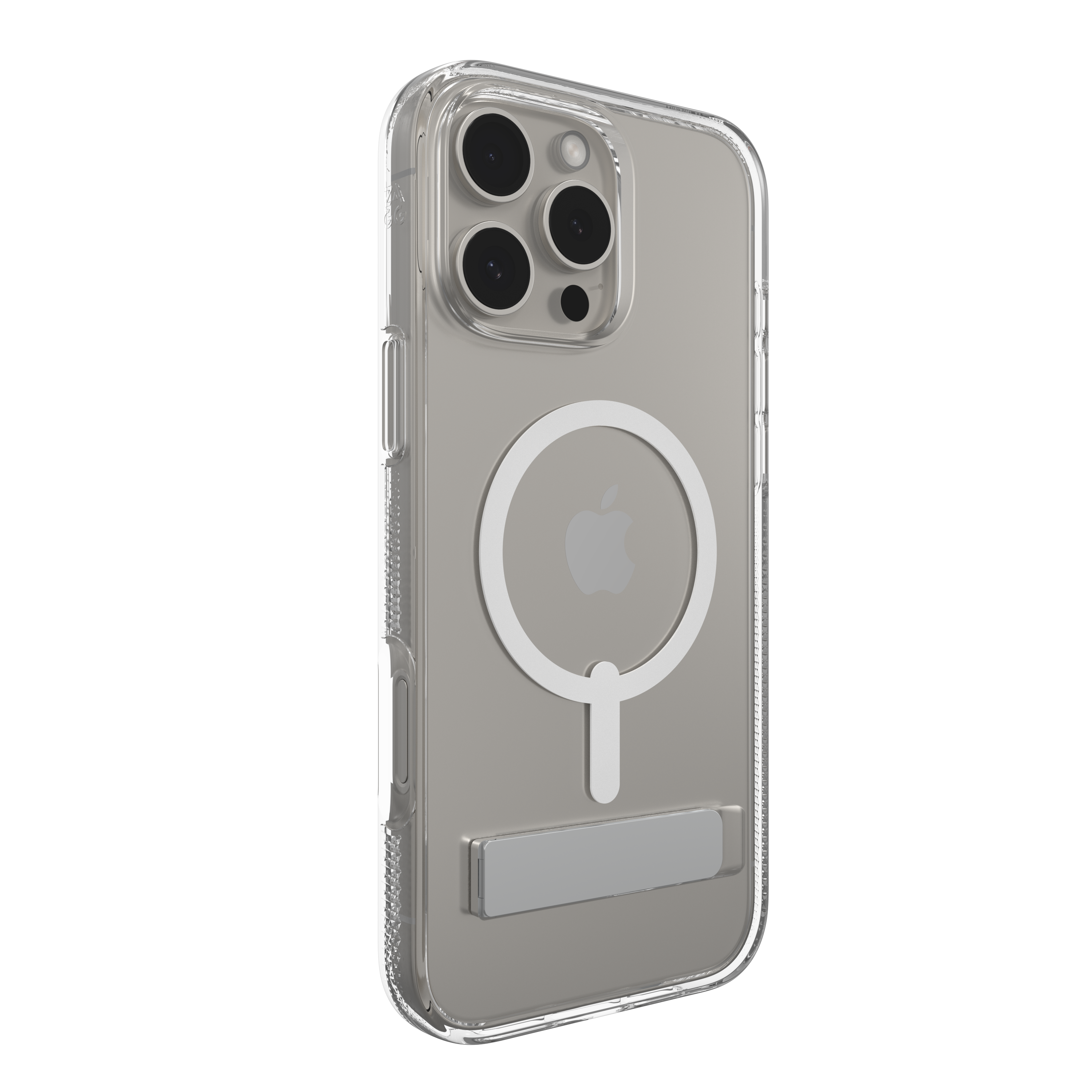 ZAGG - Crystal Palace Snap MagSafe Compatible Case w/ Kickstand for Apple iPhone 16 Pro Max - Clear - Front_Zoom