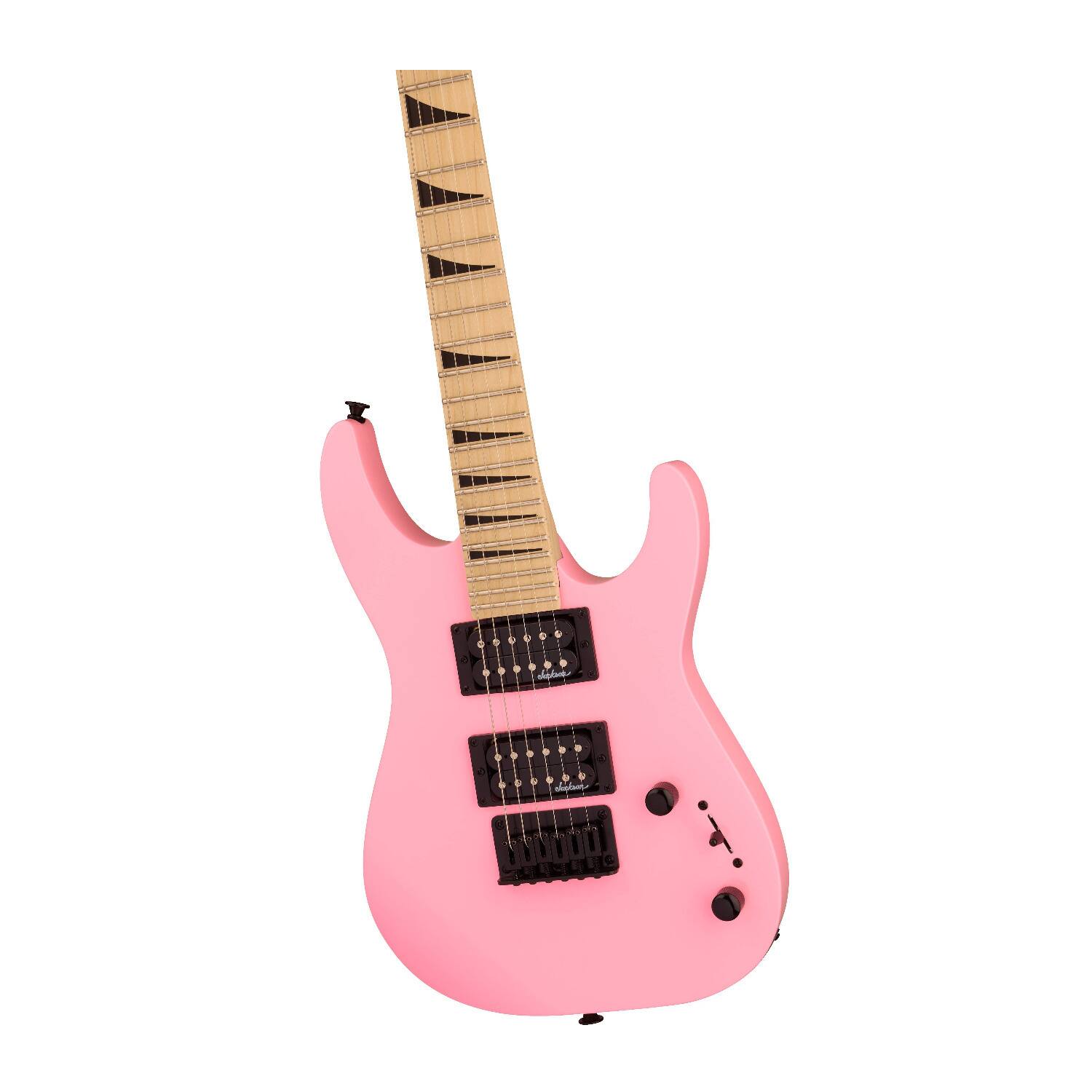 Angle. Jackson - Jackson JS Series Dinky Minion JS1X 6-String Electric Guitar (Bubblegum Pink).