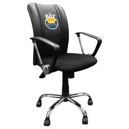 DreamSeat - Golden State Warriors Team Curve Task Chair - Black