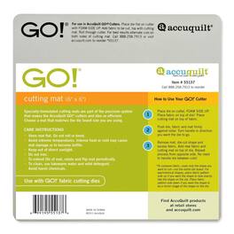 AccuQuilt - 55137 Go! Baby Cutting Mat; 6-Inch-By-6-Inch - Gray