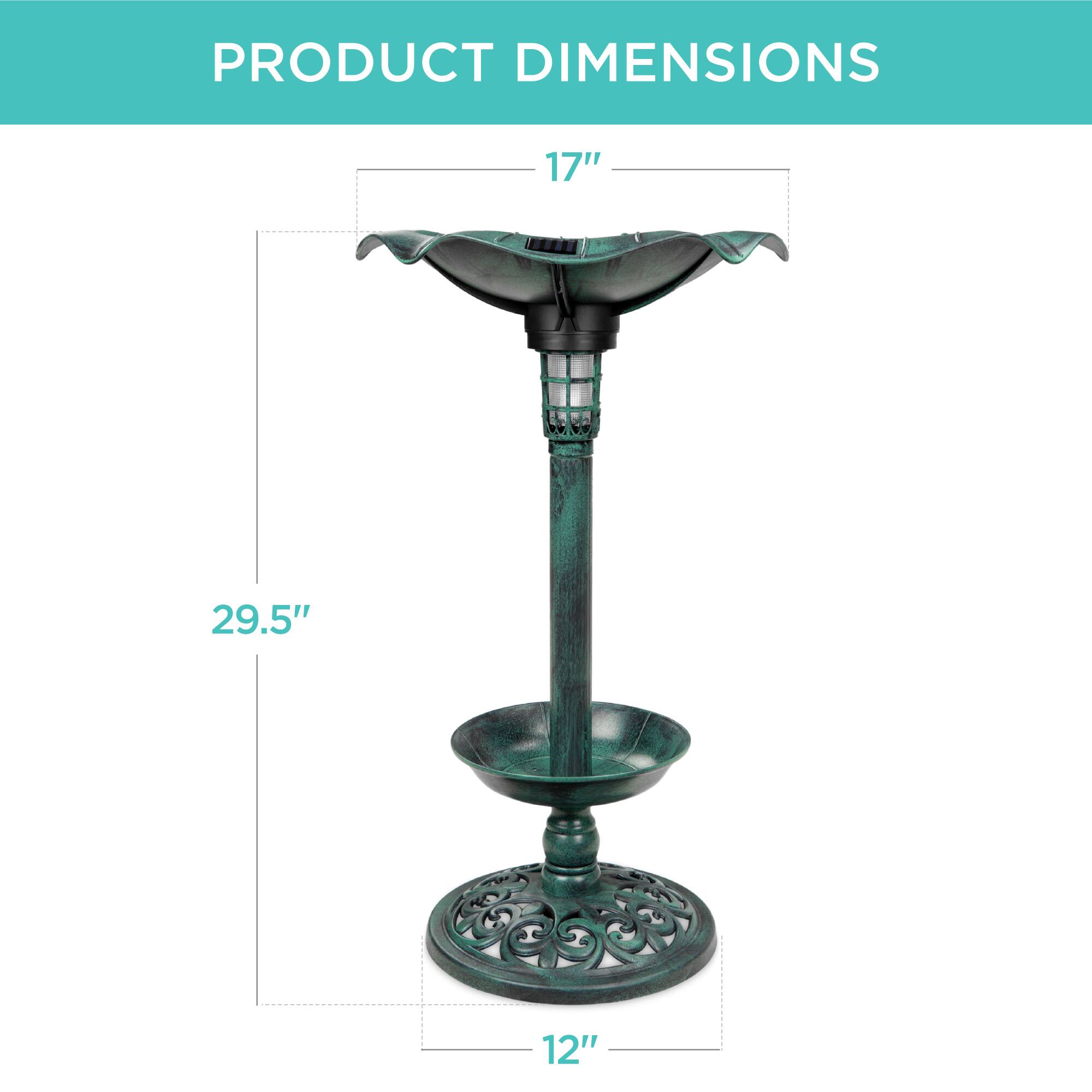 PRODUCT DIMENSIONS

17"  
29.5"  
12"