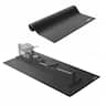 VEVOR - Treadmill Mat for Carpet Floor, 1/4" Thick, 36" x 72" Exercise Equipment Mat for Treadmills, Elliptical, Rowing Machine - Black