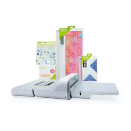 AccuQuilt - GO! Big Just Add Fabric 9" Block Starter Pack – Qube System with Companion Sets & Strip Cutter