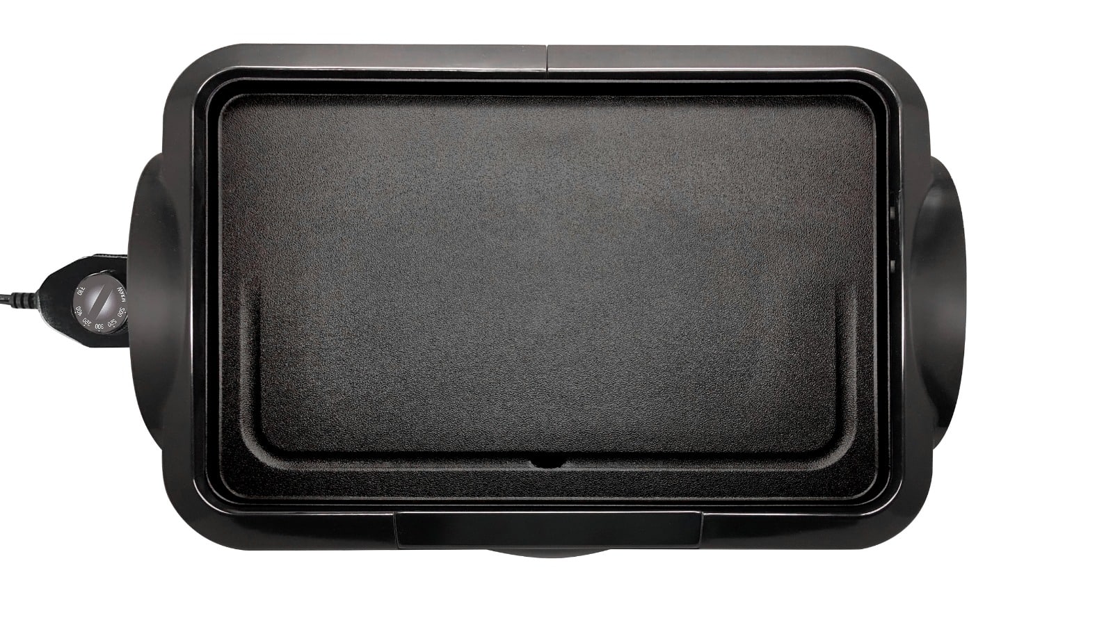 Lumme - LummeHome 12-Inch Electric Griddle 1500W Nonstick Indoor Grill Adjustable Temp Removable Drip Tray - Black