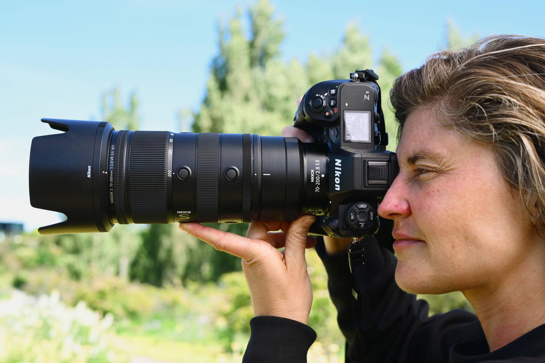 - a OFF D O 5 N Nikon 81 S 1:28VR 70-200mm - NKKOR  
- 195 200 NIKKOR S 85I NIKKOR 70-200/2.8 SII 200 70 Nikon F28 00F9 EKI MODE