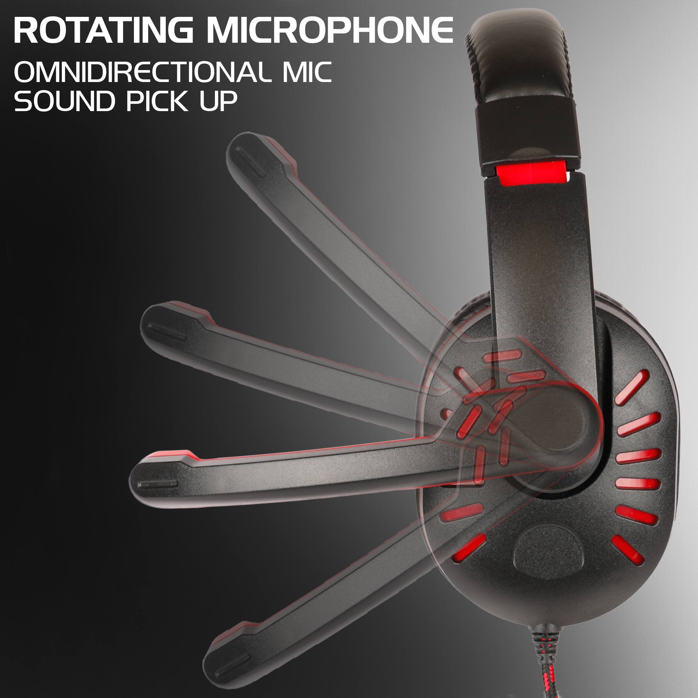 ROTATING MICROPHONE  
OMNIDIRECTIONAL MIC  
SOUND PICK UP