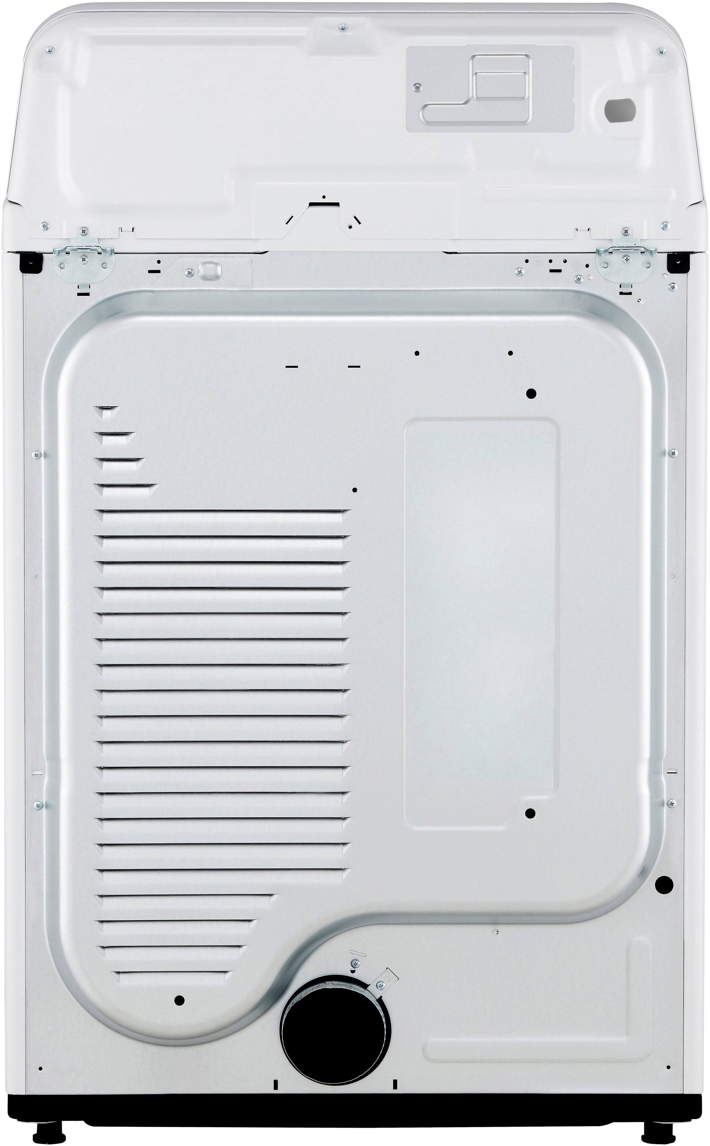 Alt View 12. LG - 7.3 Cu. Ft. Ultra Large Rear Control Electric Dryer with Sensor Dry and LoDecibel Quiet Operation - White.