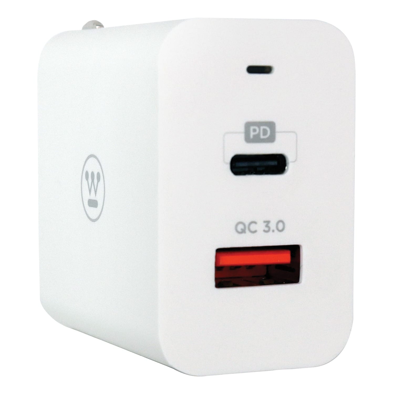 Westinghouse - Ultra Compact USB PD Wall Charger - White